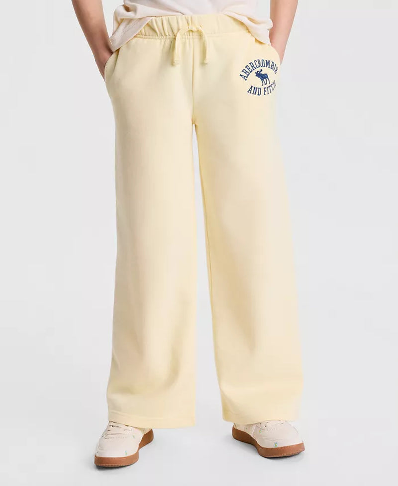 Girls' 7-16 Logo Low-Rise Baggy Fleece Pants